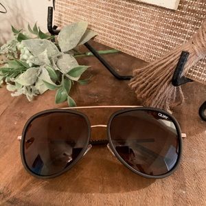 Quay Australia Needing Fame Brown Sunglasses